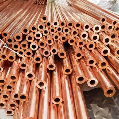 ASTM B280 Кондиционерная медная трубка с зеленоватой черной полосой