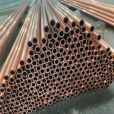 Оранжевый красный Cu Ductile C12200 Медная труба длина 2 м