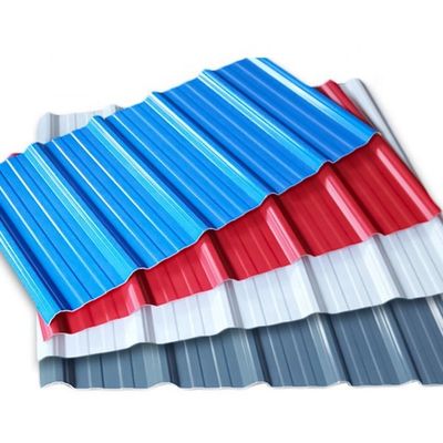 PPGI / PPGL гофрированные кровельные листы оцинкованные железные и стальные плиты поставщик для строительства